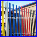 PVC Coated Beautiful House Decorative Palisade Steel Fence